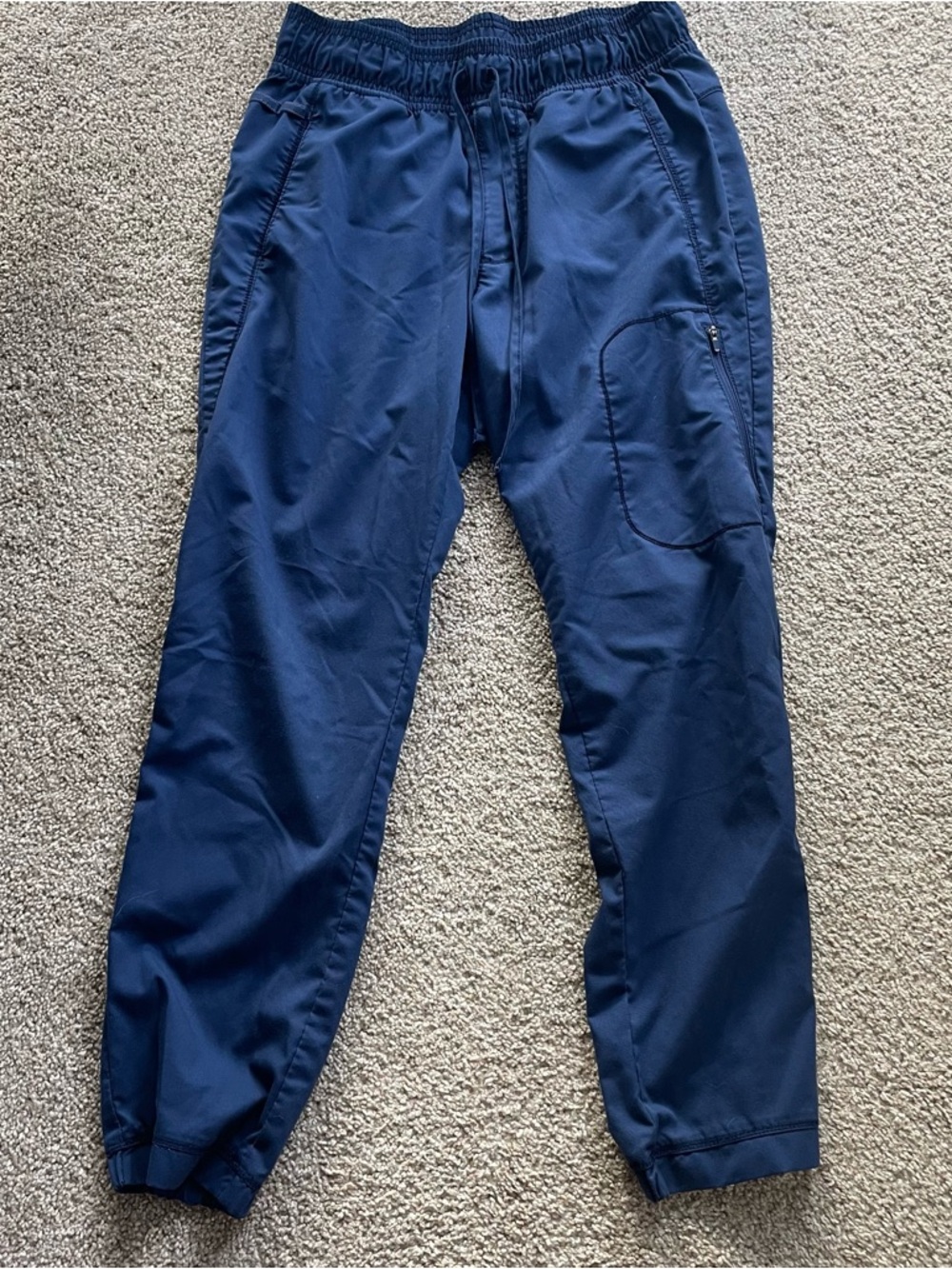 Revolution Men's Navy Blue Scrubs Medium Short